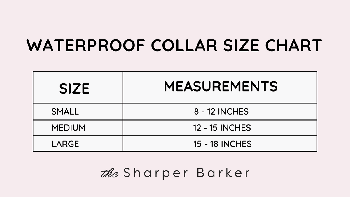 Waterproof Dog Collar - Baby Lilac - Sharper Barker