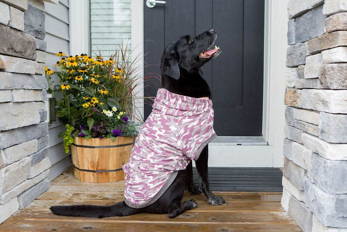 Camouflage Hoodie, Pink and Green - Sharper Barker