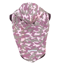 Camouflage Hoodie, Pink and Green - Sharper Barker