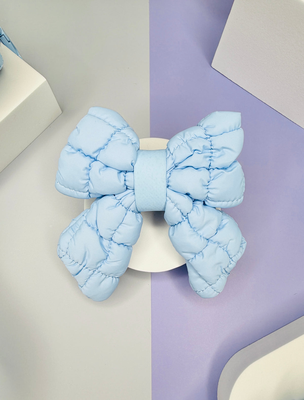Blueberry Milkshake Quilted Sailor Bow Tie