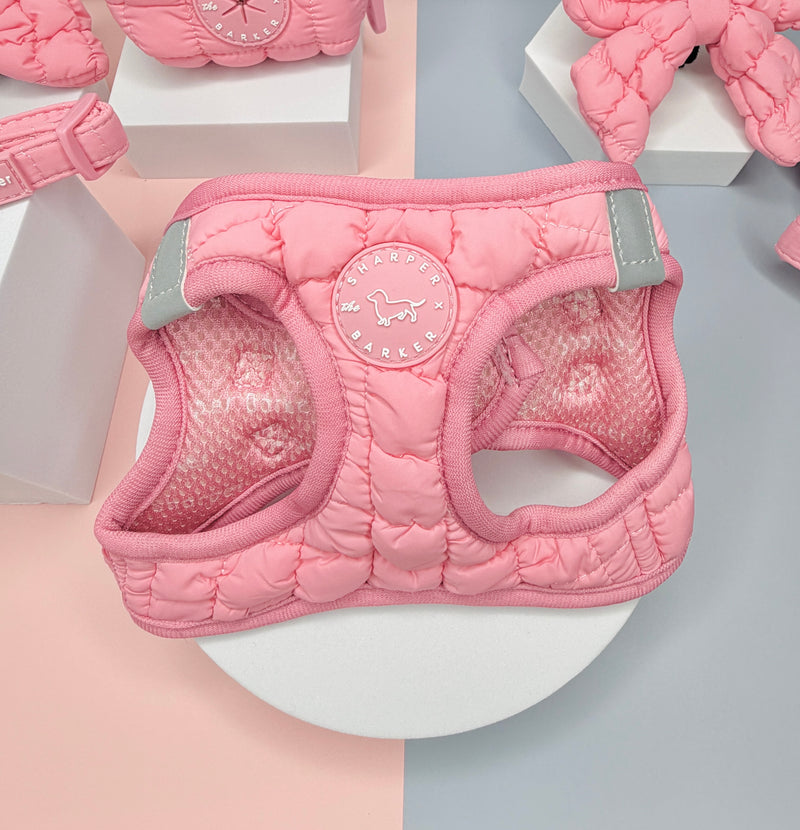 Strawberry Sorbet Quilted Step In Harness