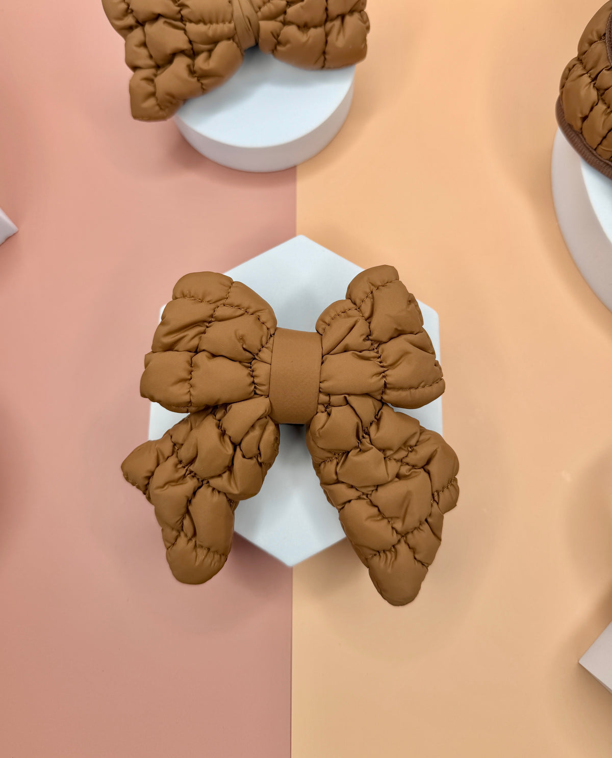 Chocolate Truffle Quilted Sailor Bow Tie