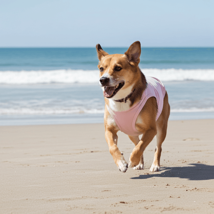 Lilac UV Sun Protection Shirt for Dogs – Lightweight Dog Rash Guard for Outdoor Protection - Sharper Barker