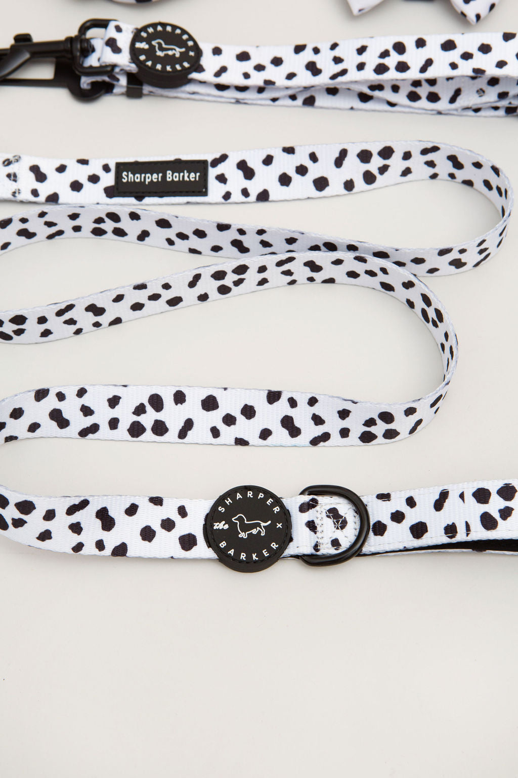 Comfort Handle Dog Leash - Lucky Dalmatian Print