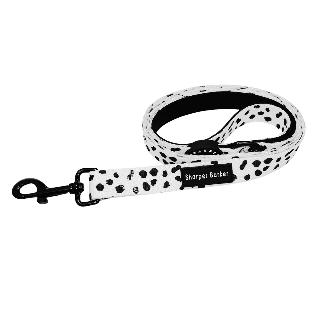 Comfort Handle Dog Leash - Lucky Dalmatian Print